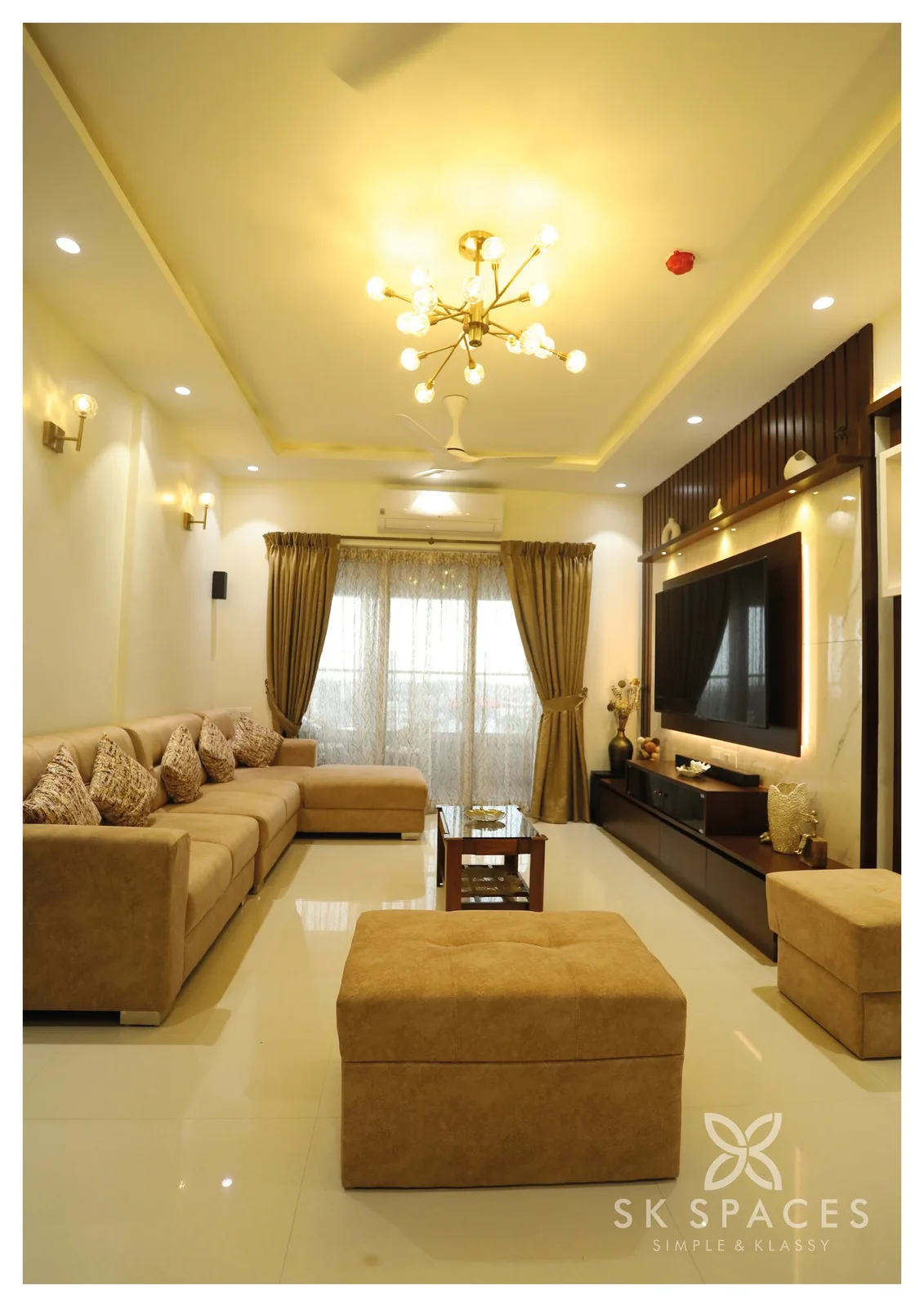 Living room by SK Spaces