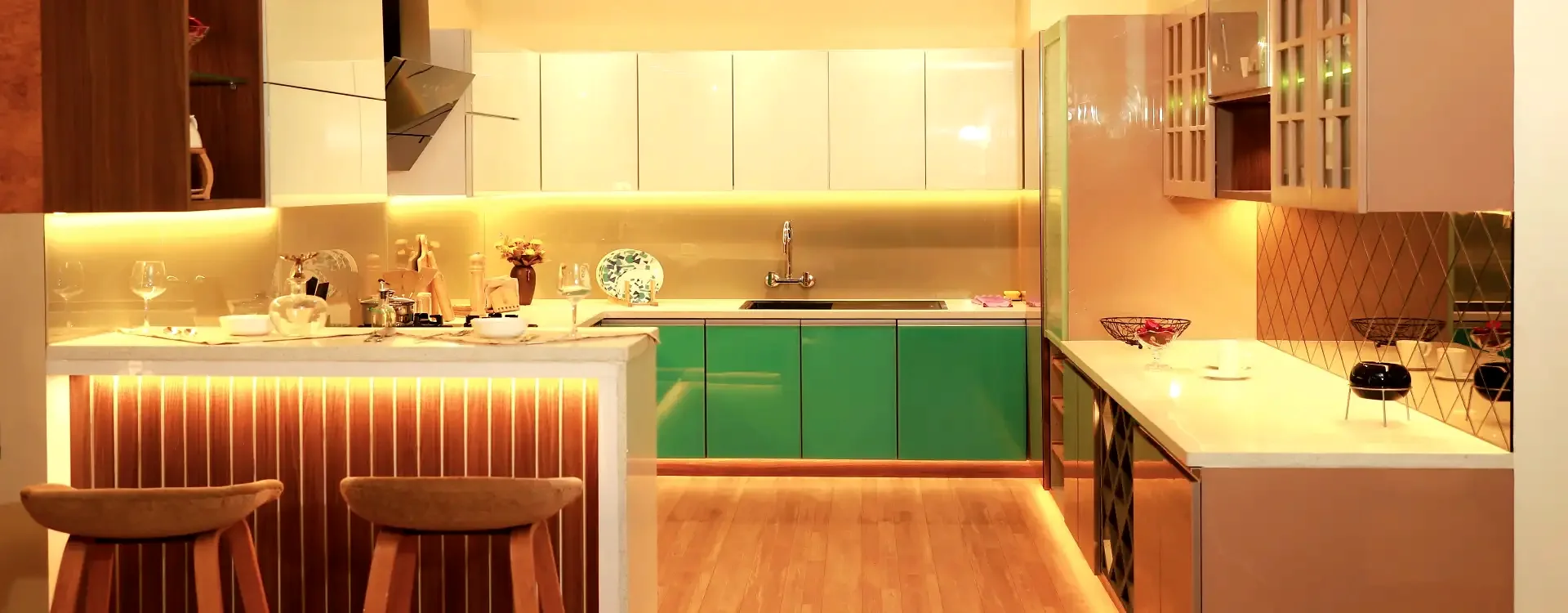 Modern home interior designed by SK Spaces