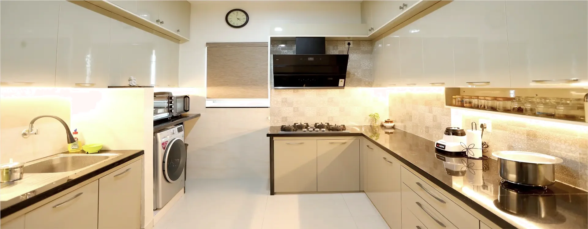 Elegant living space interior