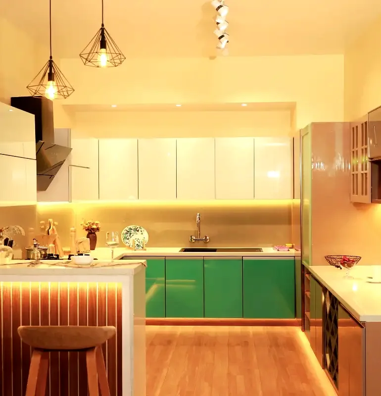 Modern home interior designed by SK Spaces